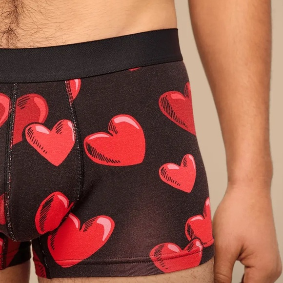 NWT, MeUndie,UltraModal Core Trunk, Floating Hearts,L, Heritage Crew Sock, S - Picture 4 of 6